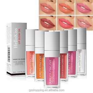 Huile à lèvres hydratante et lumineuse Hello Kiss, cosmétique liquide personnalisée tendance <span class=keywords><strong>TikTok</strong></span> pour maquillage des lèvres, imperméable - Product Image 6
