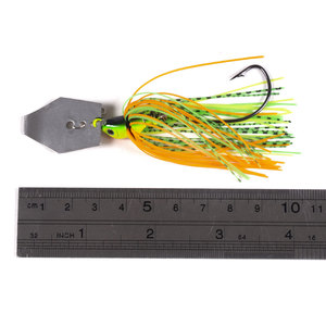 Haut droit RJ004 11g 100mm jupe en caoutchouc Jig <span class=keywords><strong>leurre</strong></span> de pêche <span class=keywords><strong>Chatterbait</strong></span> lame appât avec jupe en caoutchouc Buzzbait leurres de pêche matériel - Product Image 5