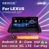 Radio para Auto MEKEDE con Navegación GPS Android, Snapdragon 685, 8+128G, Pantalla Táctil de 10.25 Pulgadas para LEXUS CT200h 2011-2017