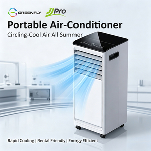 Unité de refroidissement mobile JJPRO GREENFLY R290 avec télécommande pour la maison et le bureau, climatiseur portable 7000 BTU 9000 BTU - Product Image 1