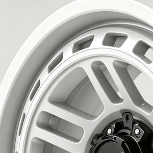 Jantes tout-terrain personnalisées en alliage Beadlock blanches de 15 à 20 pouces 6x139.7 pour Jeep Wrangler Toyota Tacoma Hilux LC200 Ford F150 - Product Image 4