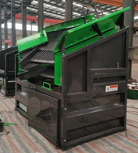 1 Yıl Garantili Yatay Kompost Eleme Makinesi Toprak Eleği Kum/Taş Titreşimli Makine Elektrik Motoru Temel Bileşenleri 22 Metreküp/saat - Product Image 2