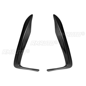 2 Piezas de Fibra de Carbono, Molduras Delanteras Superiores, Divisores, Kit de Alerón, Cubierta de Faros Antiniebla para BMW Serie 4 F32 F33 F36 2014 2015 2016 - Product Image 4