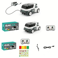Voiture télécommandée DWI avec télécommande 2,4 GHz, jouet éducatif programmable STEM pour enfants, reconnaissance des couleurs, jouets interactifs