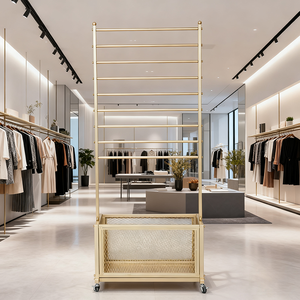 MR29 espositore per <span class=keywords><strong>abbigliamento</strong></span> con cesto vendita diretta in fabbrica adatto per negozi di <span class=keywords><strong>abbigliamento</strong></span> alla moda portasciugamani portarispari - Product Image 6