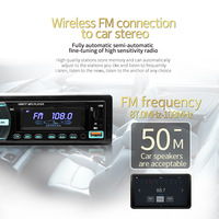 Cheap Portable Car MP3 Player Stereo Autoradio Dashboard Amplifier Handsfree Hi-Res Audio 1 Year Warranty BT 4.0 1DIN FM Aux