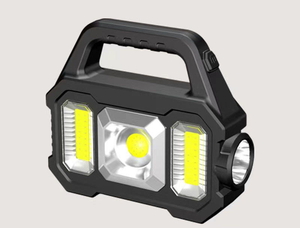 Lampe de camping solaire COB LED en promotion, rechargeable par USB, corps en ABS, indice IP65, lumière du jour 6000K, certifiée CE pour tente et utilisation d'urgence - Product Image 4