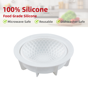 Diy 7,6 incn mousse cake molde de silicona de grado alimenticio postre francés hornear 3D pastel para hornear molde de pastelería - Product Image 6
