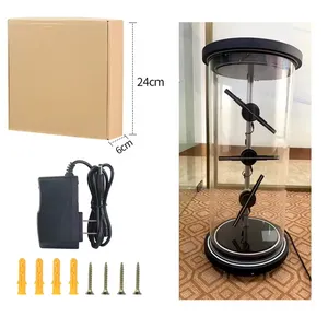 16.5 Inch 42Cm 384 Led Hologram Projector 3d Draaiende Holografische Reclame Luchtventilator Display