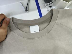 Custom Crew Neck Sweatshirt Streetwear Blank Oversized Drop Shoulder Pullover <strong>White</strong> Sweatshirts