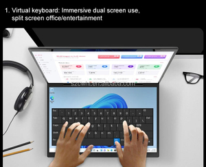 Pas encore d'<span class=keywords><strong>avis</strong></span> Vente chaude Ultra-Mince YOGA Aluminium ordinateur <span class=keywords><strong>portable</strong></span> 14 pouces Pliable Double Écran Tactile Pour Affaires Bureau Maison Et École - Product Image 4