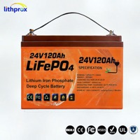 Batterie de remplacement pour fauteuil roulant 24V120AH 2.88KWh Cellule LFP Grade A BMS intelligent Large plage de température pour scooter et aide à la mobilité CE UL