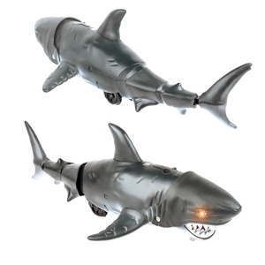 Lucky Toys Télécommande RC <span class=keywords><strong>Requin</strong></span> <span class=keywords><strong>Jouet</strong></span> <span class=keywords><strong>Robot</strong></span> avec Fonction de Pulvérisation Télécommande Animal Trick Simulation Modèle Cadeau - Product Image 1