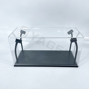 Hot Selling Customized Clear Acrylic <b>Display</b> <b>Case</b> with LED Light Diecast Model Car <b>Display</b> Rack - Product Image 1