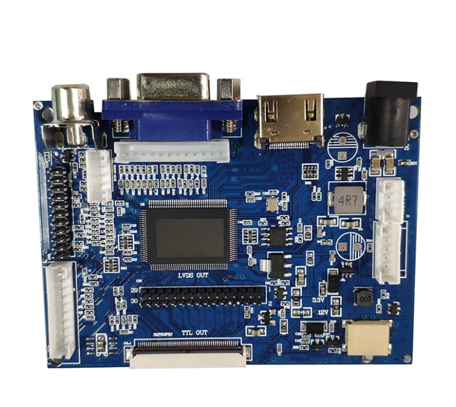 AT070TN90/92/94 50PIN LCD TTL LVDS Controller Board AV+VGA TFT LCD Driver Board PCB800099 V9 VGA for Car Recorder