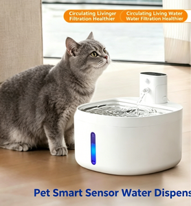 <span class=keywords><strong>Bebedero</strong></span> para Gatos de Acero Inoxidable, Dispensador Automático de Agua para Mascotas con Batería de 4000 mAh, Sensor de Movimiento Inteligente, <span class=keywords><strong>Bebedero</strong></span> para Perros de 2.6 L - Product Image 5