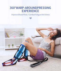 Healthpal Neue Gedächtnismethode Luftdruck-Kompressionsmassagegerät für Beine und Füße mit Vibration und Wärme zur Förderung der Durchblutung - Product Image 2