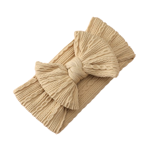 Diademas anchas de nailon sólido con lazo, turbantes coloridos de punto trenzado, accesorios para el cabello para bebés y niñas, ideales para el Día de la Madre y Pascua - Product Image 6