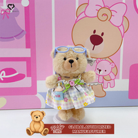 Chasingbeauty Animal Crossing Mini Ours en Peluche Super Doux avec Vêtements, Sacs et Accessoires DIY pour Enfants