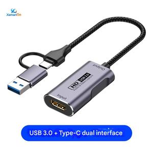 Carte de capture vidéo USB 3.0, HDMI haute définition pour téléphone portable, Switch, jeux, appareil photo reflex, diffusion en direct, débogage de <span class=keywords><strong>box</strong></span> <span class=keywords><strong>TV</strong></span>. - Product Image 2