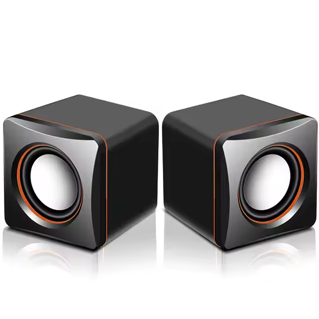 Home Laptop Mini USB Powered for 5.0 Dual Stereo Speaker System for Home Theatre Multimedia Desktop Computers & Notebooks