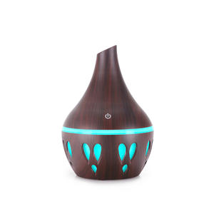 Wood Grain Aroma Diffuser 300ml USB <b>Humidifier</b> Mini Desktop For Home Less Than 10 Sqm - Product Image 3