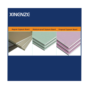 Design moderne blanc <span class=keywords><strong>Ba13</strong></span> Panneau de gypse 9-16mm Cloisons sèches en placoplâtre Plafonds ignifuges perforés et artistiques - Product Image 2