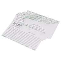 Carte de recette personnalisée 4x6 cartes de recette et coffret