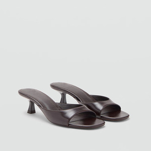<span class=keywords><strong>Sandalias</strong></span> de tacón alto de 5 cm para mujer, estilo mule, antideslizantes, de verano, con punta abierta y tira única, tacón de aguja, para exterior - Product Image 4