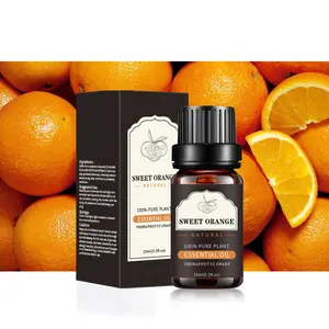 10ml OEM Private Label Anti Aging Pure Organic Orange Skin Care Moisturizing Face Serum Aromatherapy Massage Essential Oil