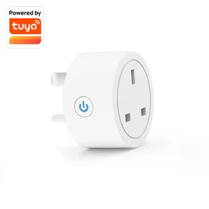 Wellux eu tomada inteligente 16a, wi-fi, funciona com amazon alexa e google home, tuya, aplicativo de controle remoto, soquete de energia