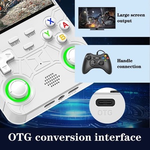 Consola de Juegos Portátil R36 Ultra WiFi 4.0 720x720 IPS OCA RK3326 64Bit PSP PS1 N64 7 Colores RGB Joysticks 3D Dobles OTG - Product Image 4