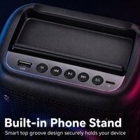 Speaker Bluetooth Mini Custom dengan Amplifier, Lampu LED Warna-warni RGB, Kotak Musik, Speaker Bass, Speaker Bluetooth Portabel