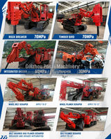 XMPYT-45/450 Engin de détartrage minier sur chenilles avec moteur et châssis articulé 4x4 pour le détartrage des toits et des murs souterrains