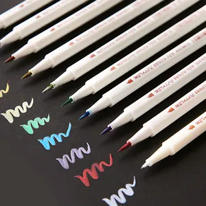 Перламутровый металлический маркер для рисования, фоторучка, сделай сам, граффити, ручка, цветная мягкая ручка