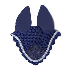 Casque d'oreilles crocheté respirant avec logo personnalisé, pour oreilles de cheval - Product Image 1