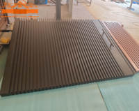 Foshan Top Design Porte battante en aluminium électrique Portes d'allée à double battante Porte de jardin soudée