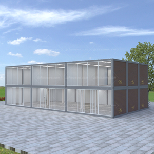 Vente en gros de petite maison préfabriquée JJC/<span class=keywords><strong>Tube</strong></span> grand-mère français/maison mobile 20 pieds Maison conteneur standard pour l'Afrique Asie du Sud-Est Inde - Product Image 3
