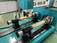 Routeur CNC 3D rotatif 4 axes grande taille à double tête 1650 pour le bois, machine de fraisage et de perçage de cylindres