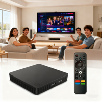 Prix d'usine HLQ-X5 Boîtier TV Android 15 Amlogic S905L Quad-Core 4K Double Wi-Fi 2 Go 8 Go avec télécommande vocale et boutons avant/arrière