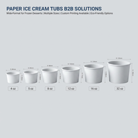 Ensemble de coupes, bols et cornets à glace certifiés GRS FDA, avec logo personnalisé imprimé, vente en gros d'usine, fabricant, commande en gros, prix bas et MOQ