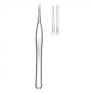 Osteotome Gubisch, longueur 16,5 cm, pointe de 3 mm, manche Ferrozell, osteotome chirurgical de précision pour une coupe osseuse contrôlée - Product Image 1