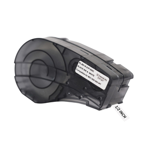 Ruban d'étiquettes vinyle noir vert compatible avec les imprimantes d'étiquettes <span class=keywords><strong>Brady</strong></span> M210 M210-LAB M211 Largeur 12mm - Product Image 1