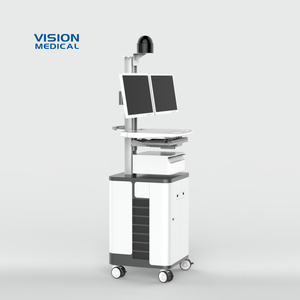Chariot médical de télémédecine, chariot mobile, moniteur médical blanc, système de télémédecine, chariot d'ordinateur, 10 pièces - Product Image 2