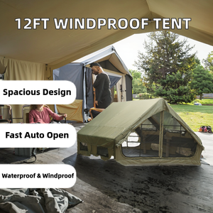 12 Oxford - Puerta Doble Plana de Apertura Automática Rápida para Tres Estaciones, Ventana Panorámica Súper Grande, Resistente al Viento e Impermeable, 12 Metros Cuadrados - Product Image 2