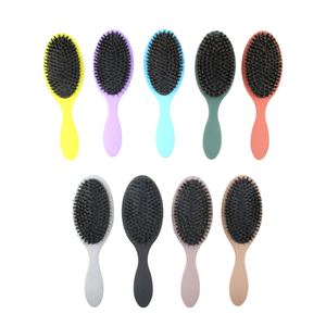 맞춤형 로고 내구성 소재 가정용 전문가용 클래식 플라스틱 통풍 헤어 브러시 플라스틱 손잡이 빗 제품 - Product Image 2