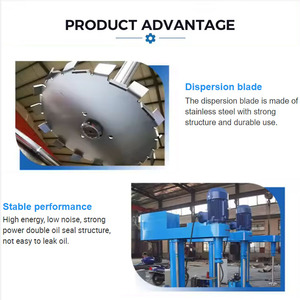 デュアルシャフトディスパーサートリプルパテミキサーディスパーサーディスソルバー高速漂白剤製造機ホモゲナイザーミキサー - Product Image 6