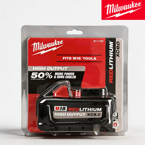 Batterie pour outils électriques Milwaukee M18 HD12.0Ah 8.0Ah 6.0Ah 18V Li-Ion 21700 cellules, batterie au lithium rouge, batterie de grande capacité - Product Image 1