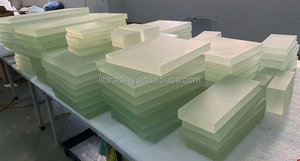 Tùy biến lucite rõ ràng màu xanh lá cây màu vàng màu đỏ màu hồng màu xanh màu đen bàn chặn giấy kim cương đánh bóng khối hiển thị Acrylic khối khoảng trống - Product Image 4