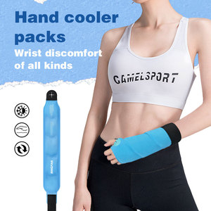 Attelle de poignet réutilisable à gel chaud et froid pour soulager la douleur - Compresse de glace compressive pour le syndrome du canal carpien, la tendinite et les blessures sportives - Product Image 1